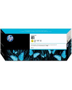 HP 81 C4933A Ink Cartridge for DesignJet 5000 series, 680ml, Yellow