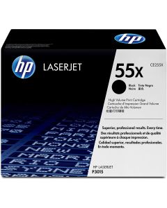 HP 55X (CE255X) Black High Yield Original Toner Cartridge