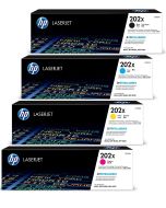 HP 202X (CF500-1-2-3X) High Yield Toner Cartridges - All Colors