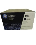 HP 10A (Q2610D) Black Original LaserJet Toner Cartridges, 2 pack for use with HP LaserJet 2300