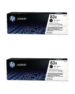 HP 83X (CF283X) Black High Yield Toner Cartridge 2-Pack Toner