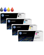 HP 508X (CF360-1-2-3X) Four colors High Yield Original Toner Cartridges