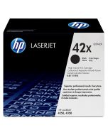 HP 42X (Q5942X) Black High Yield Original Toner Cartridge for use with HP LaserJet 4250, 4350